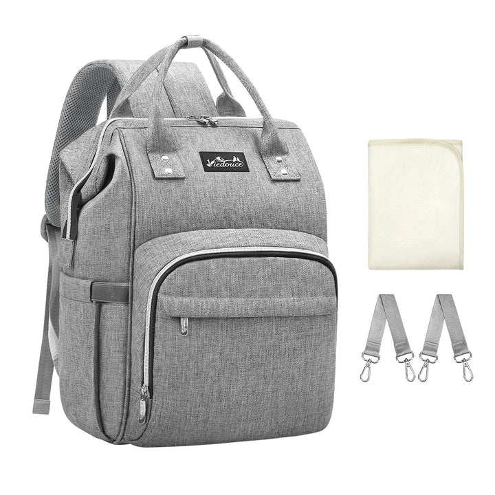 Viedouce Baby Wickelrucksack Wickeltasche Babytasche,Wasserdicht Oxford Grosse Kapazität für ausgehe