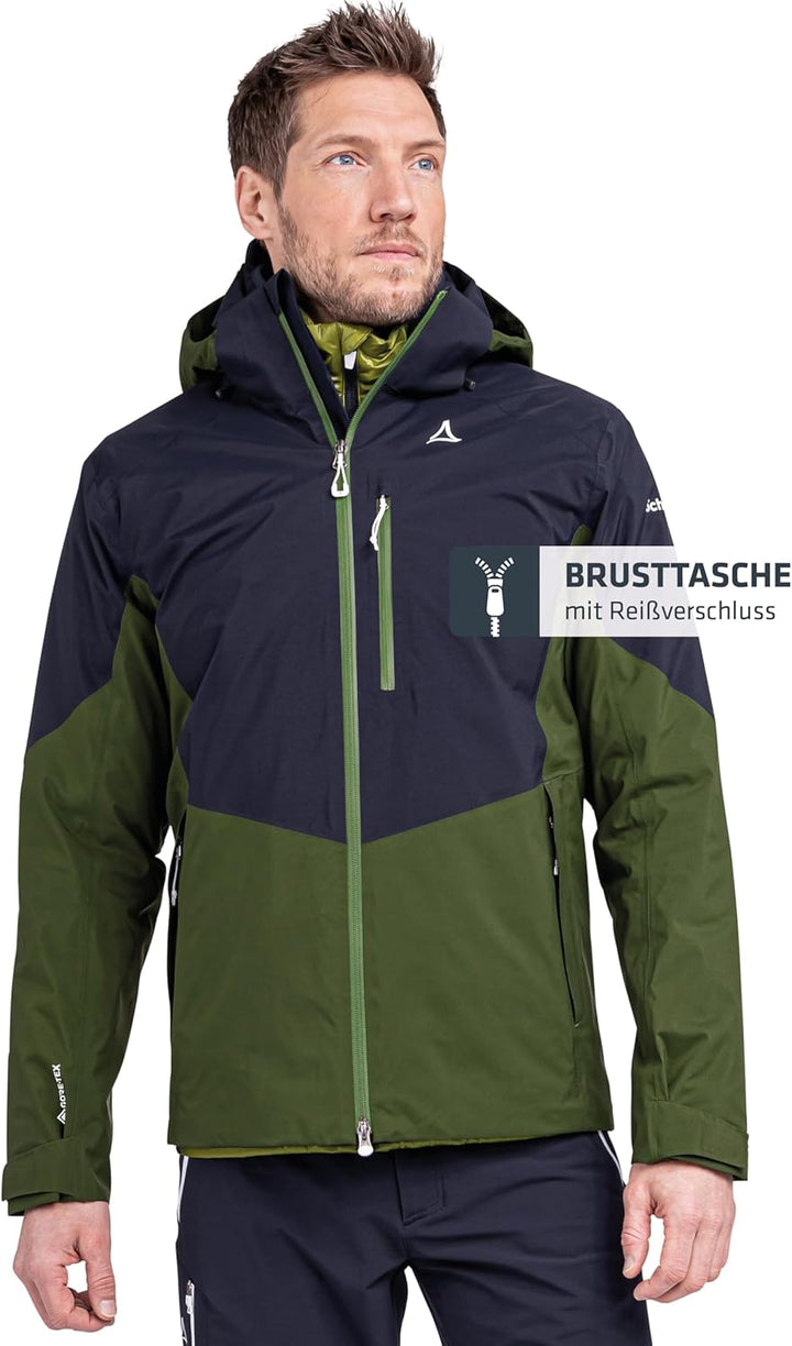 Schöffel Herren Gaschurn 2l Jacke Regenjacke Hardshelljacke 46 navy blazer, 46 navy blazer