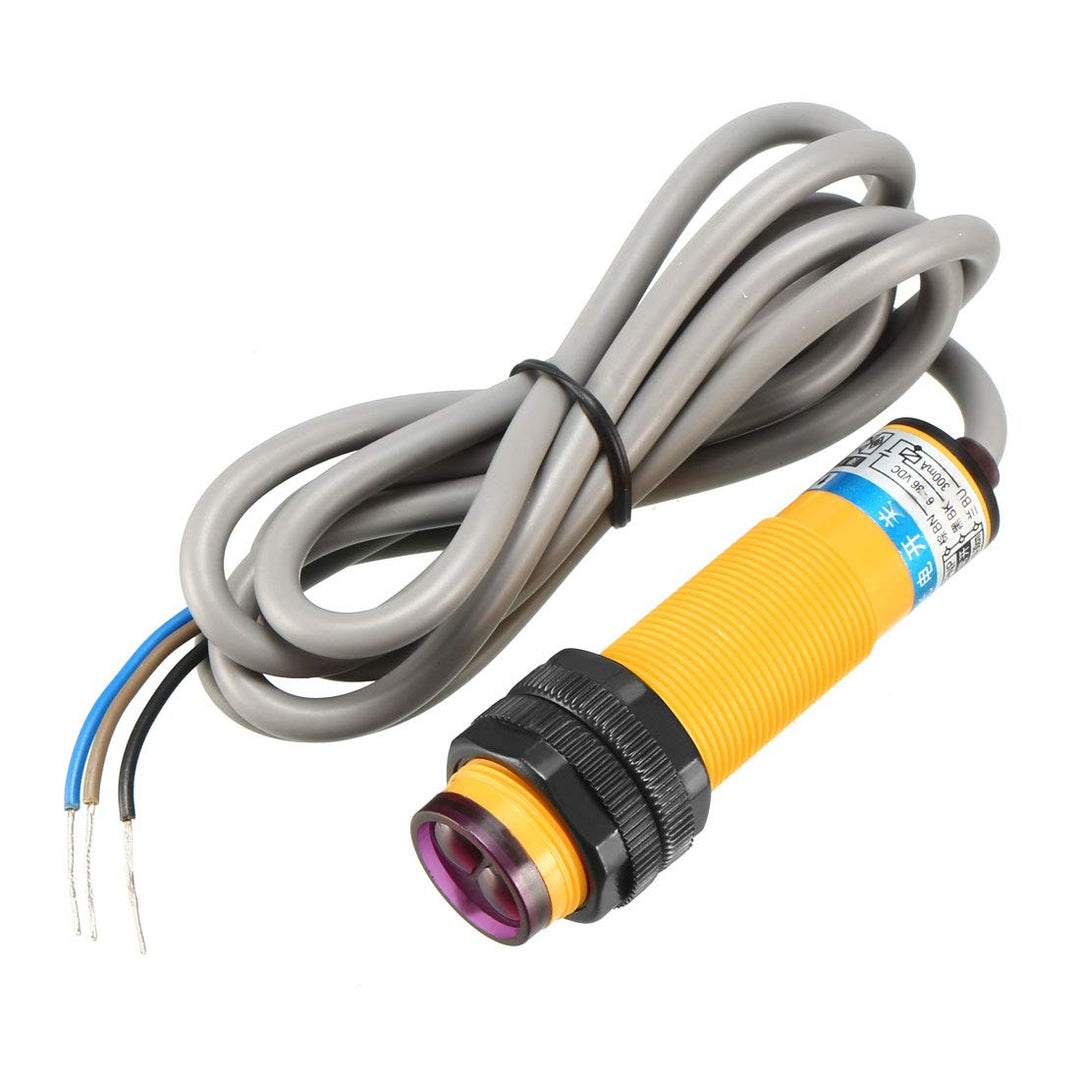 sourcing map Infrarot Strahl Streufarben Relreflektionsschalter DC 6-36V E3F DS30P1 300mA de