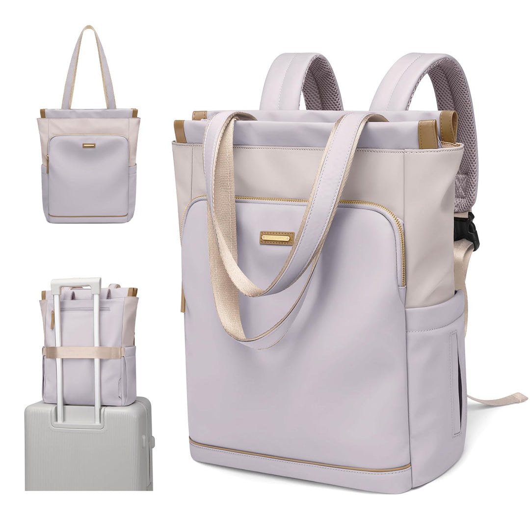 GOLF SUPAGS Convertible Laptop-Rucksack für Frauen Casual Daypack Notebook Tote Bag für Arbeit Hochs