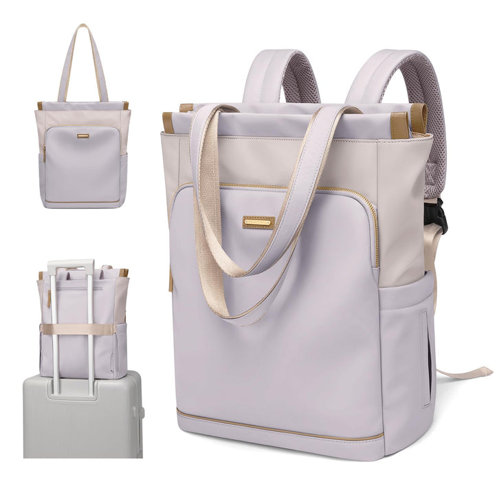 GOLF SUPAGS Convertible Laptop-Rucksack für Frauen Casual Daypack Notebook Tote Bag für Arbeit Hochs