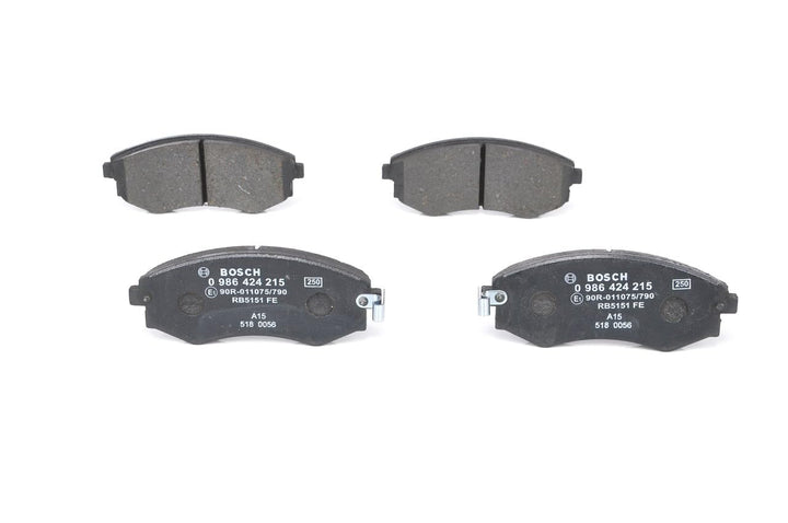 Bosch BP098 Bremsbeläge - Vorderachse - ECE-R90 Zertifizierung - vier Bremsbeläge pro Set
