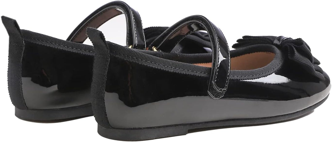 Feversole Girls Cute Dress, Mädchen süsses Kleid Mary Jane Schuhe weiche Party Urlaub Ballerinas 29