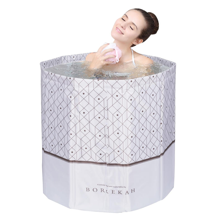 Sinbide Badewanne Faltbare Badewanne für Erwachsene Tragbare faltbare Kinderbadewanne Geeignet für S