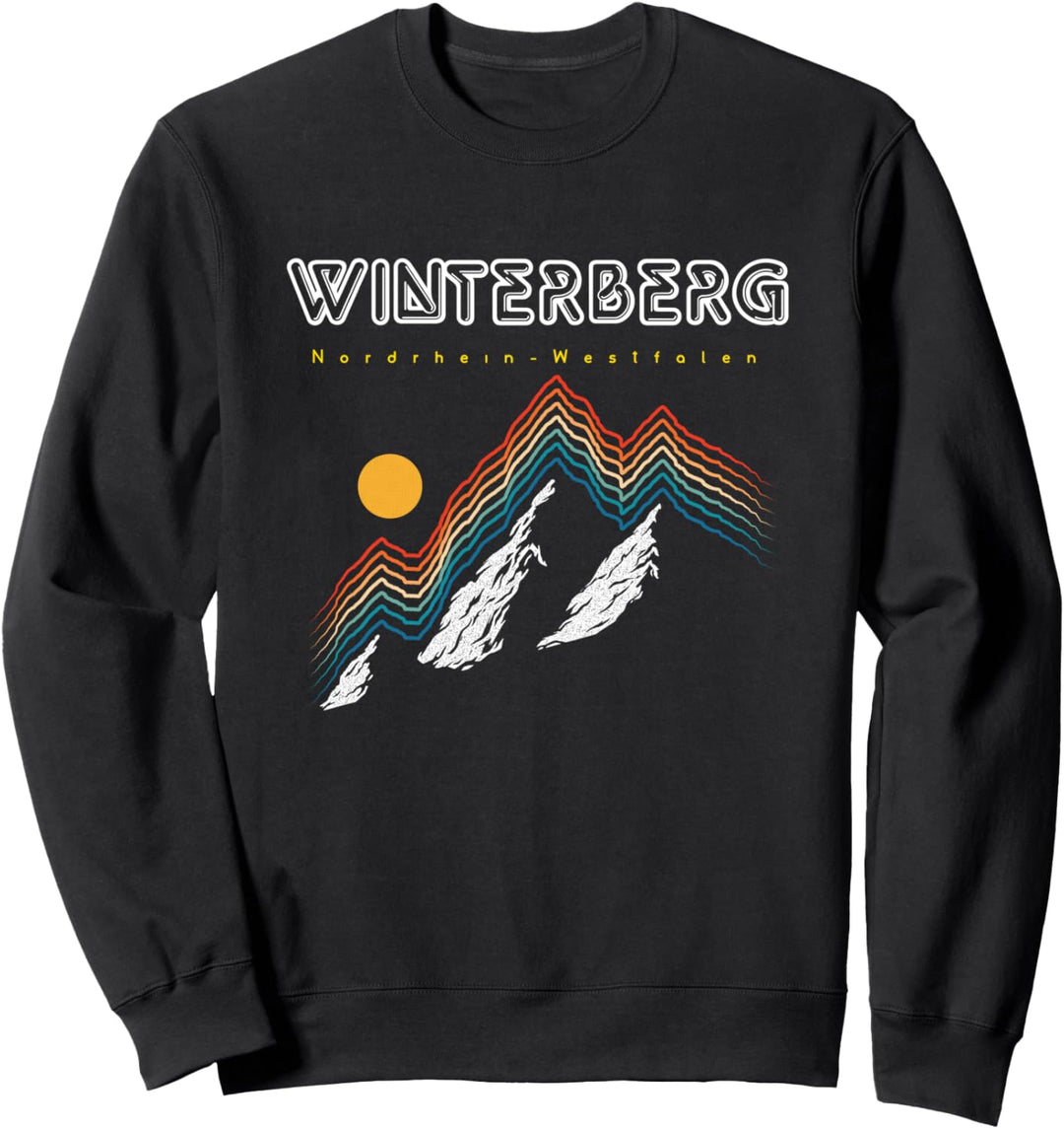 Winterberg Nordrhein Westfalen - Deutschland Retro 80s Ski Sweatshirt