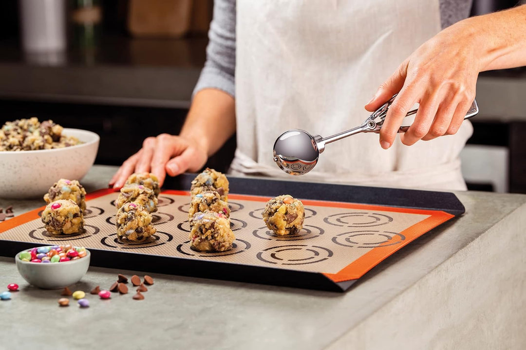 Silpat The Original Perfect Cookie Antihaft-Silikon-Backmatte, 29 x 41 cm, 18 Cookies