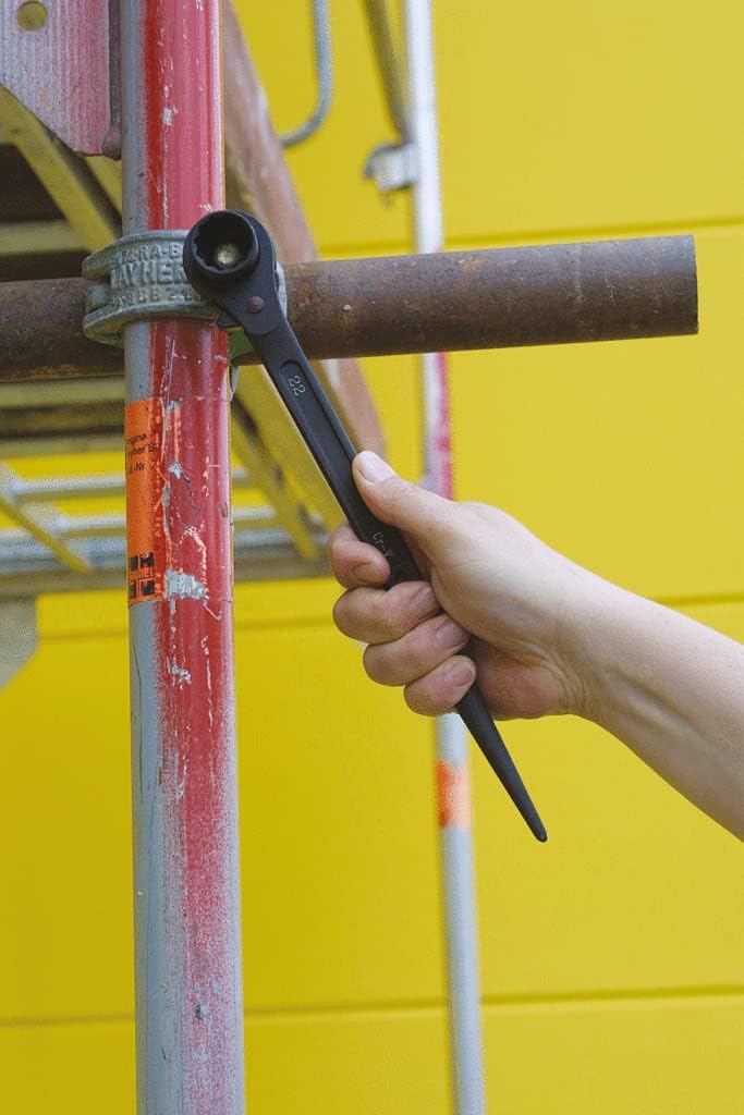 KS Tools 522.2427 Gerüstbauschlüssel, umschaltbar, 24x27mm