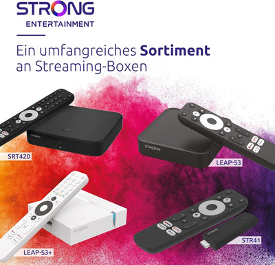STRONG LEAP-S3 Ultimate | Streaming-Box mit Android 11 | 2 Monate Zattoo gratis |4K UHD-Auflösung |