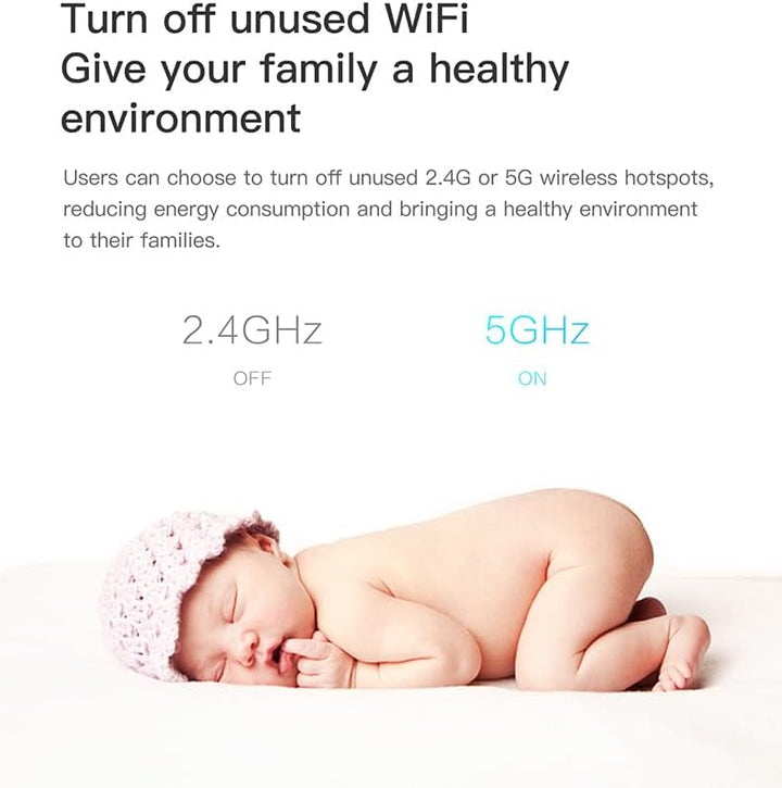 Vonets VAP11AC 2.4G+ 5G WiFi Bridge/Wireless Signal Repeater/WiFi to Wired, mit 5V/2A Power Adapter