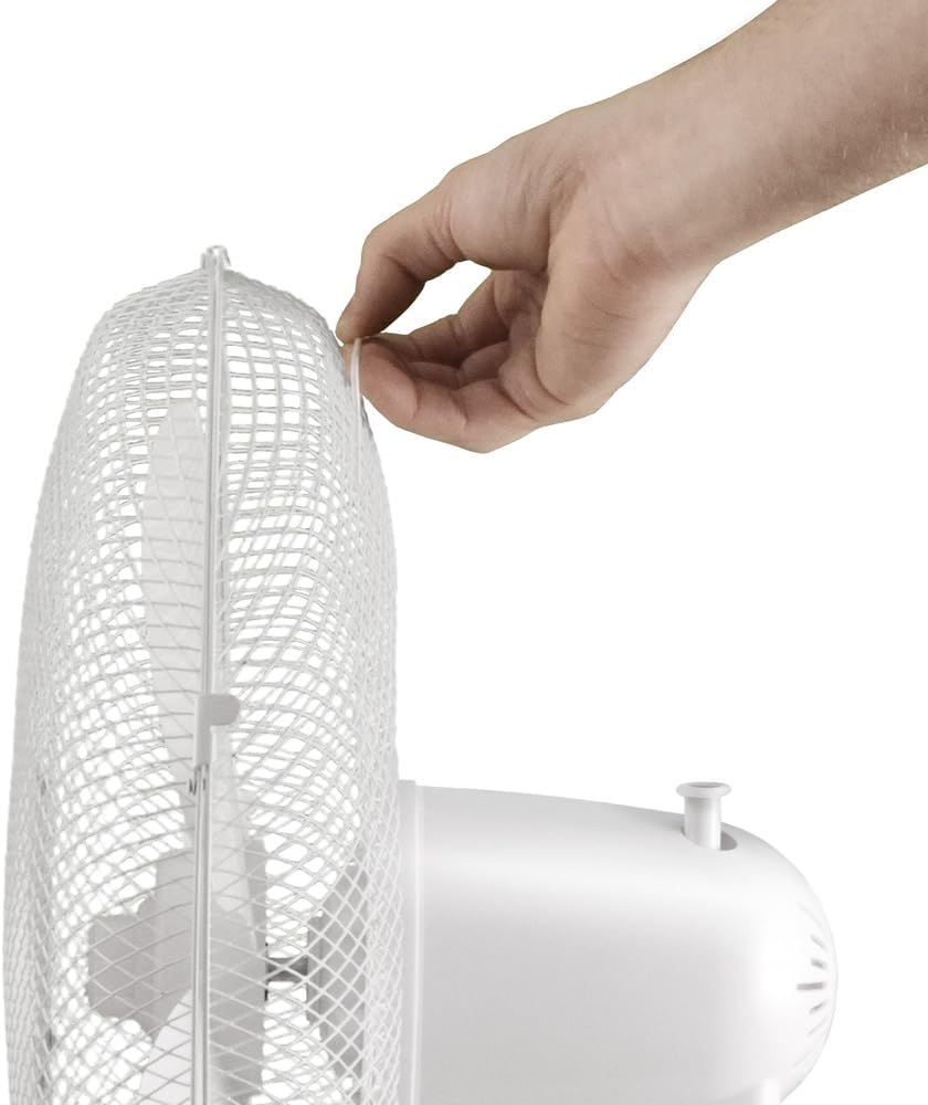 TROTEC Standventilator TVE 16 – 50 Watt, oszillierend 90°, 3 Stufen, Ø 40 cm, höhenverstellbar 50 W