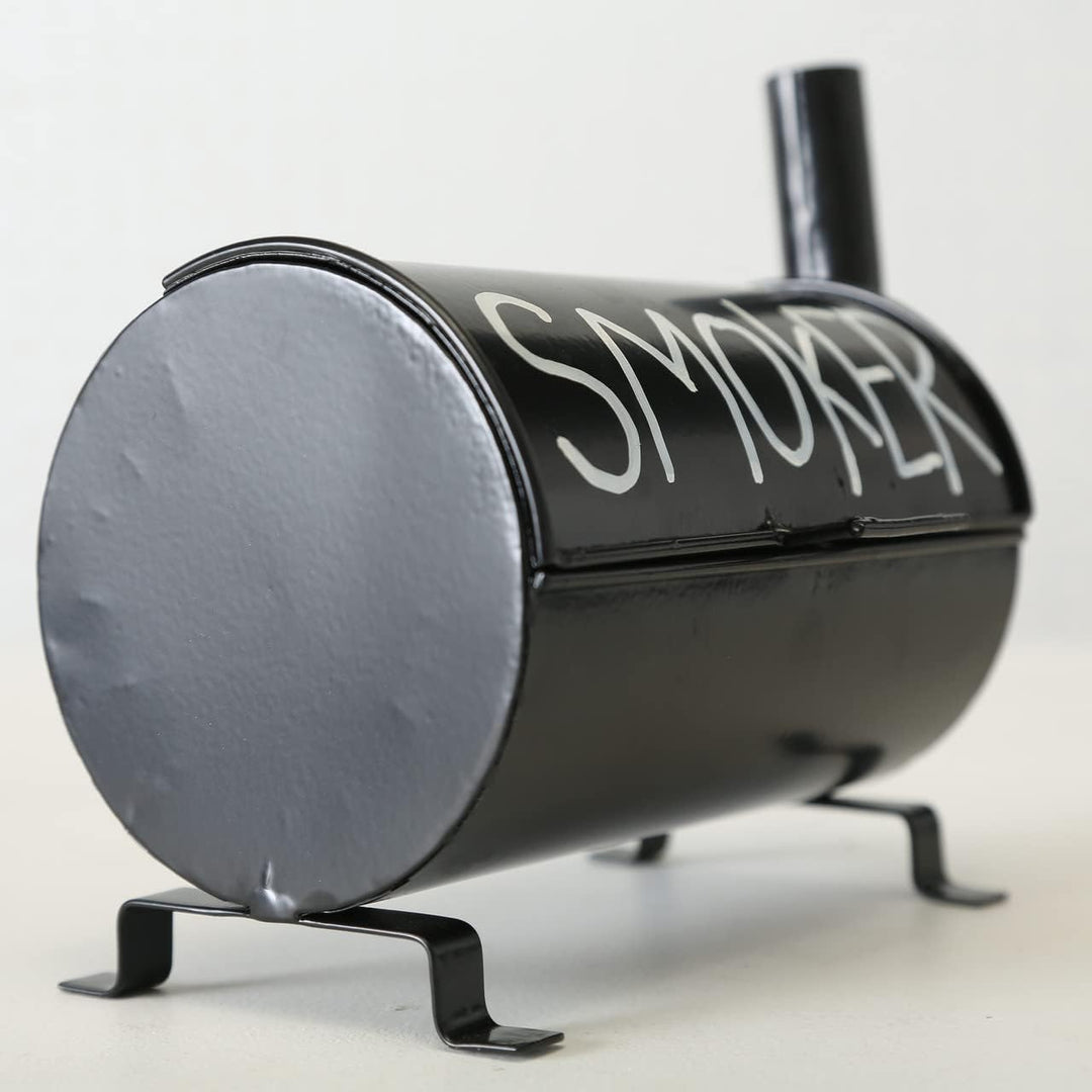 Boltze Aschenbecher Smoker (Sturmaschenbecher aus Metall, 20x10 cm, Geschenkidee für Raucher, Farbe