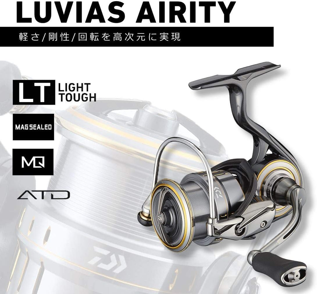 Daiwa LUVIAS AIRITY LT Rolle Angelrolle Stationärrolle-1000S-P 2500 3000 4000-C, 2500