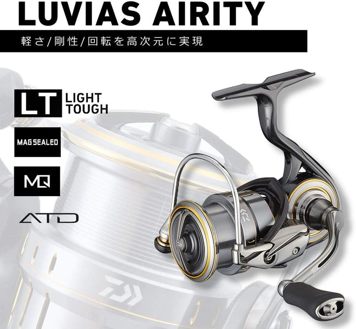 Daiwa LUVIAS AIRITY LT Rolle Angelrolle Stationärrolle-1000S-P 2500 3000 4000-C, 2500
