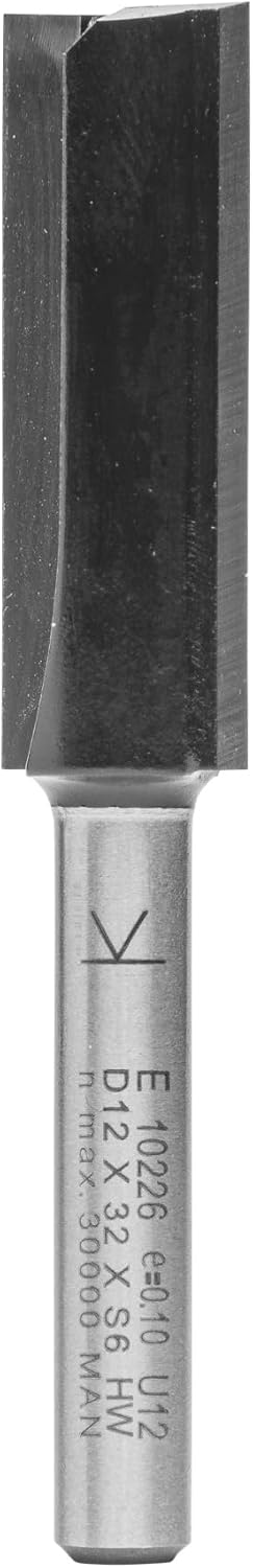 ENT 10226 Nutfräser HW, Schaft (S) 6 mm, Durchmesser (D) 12 mm, NL 32 mm, SL 32 mm, GL 64 mm D=12 /