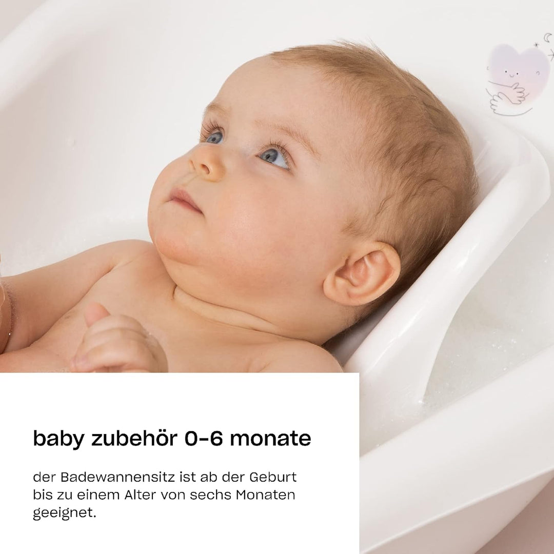 Hylat Baby Badewanneneinsatz Baby - wertvolle Badehilfe für Säuglinge und Babys von Geburt bis ca. 6
