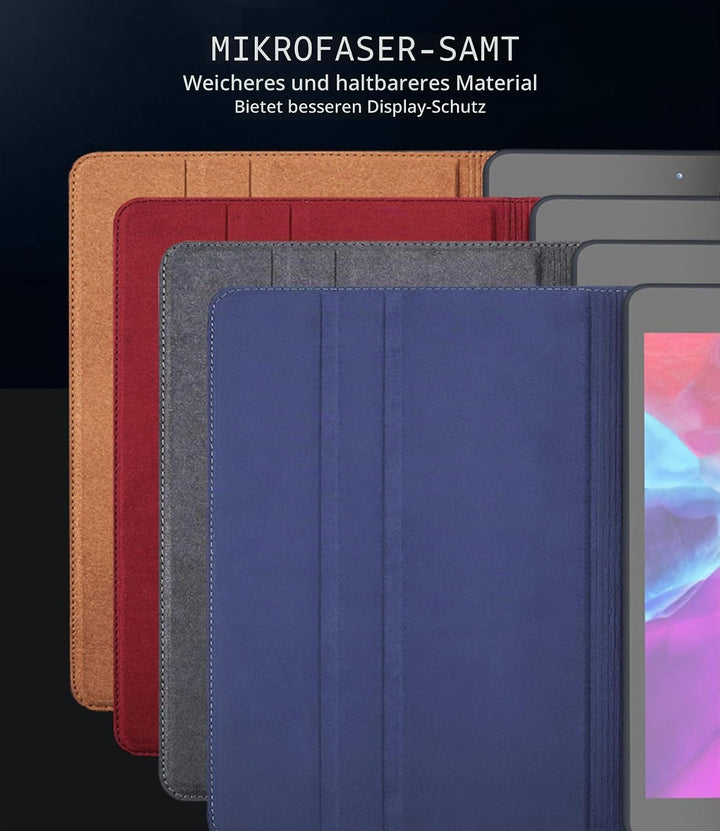 Gexmil Hülle für iPad Pro 11 Zoll 4./3./2./1. Generation 2022/2021/2020/2018 Echt Leder Hülle mit St
