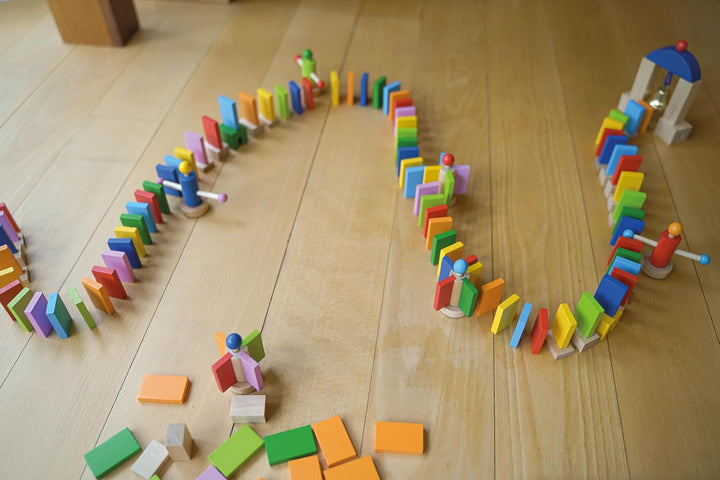 Goki 58963 - Bodenspiel - Domino-Rallye