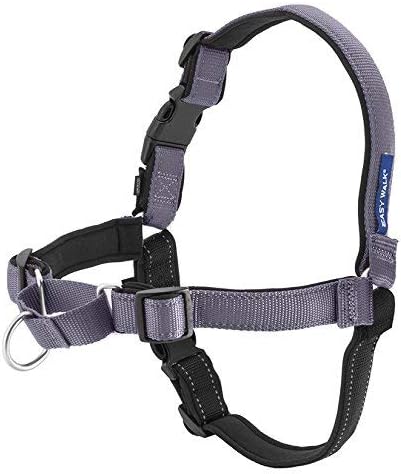 PetSafe Deluxe Easy Walk Hundegeschirr Stahlgrau / Schwarz Medium, Stahlgrau / Schwarz Medium