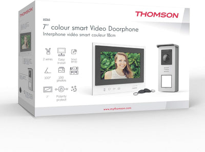 THOMSON SMART BRACKET II, Türsprechanlage, Video, 7 Zoll Monitor, 1 Stück (1er Pack)