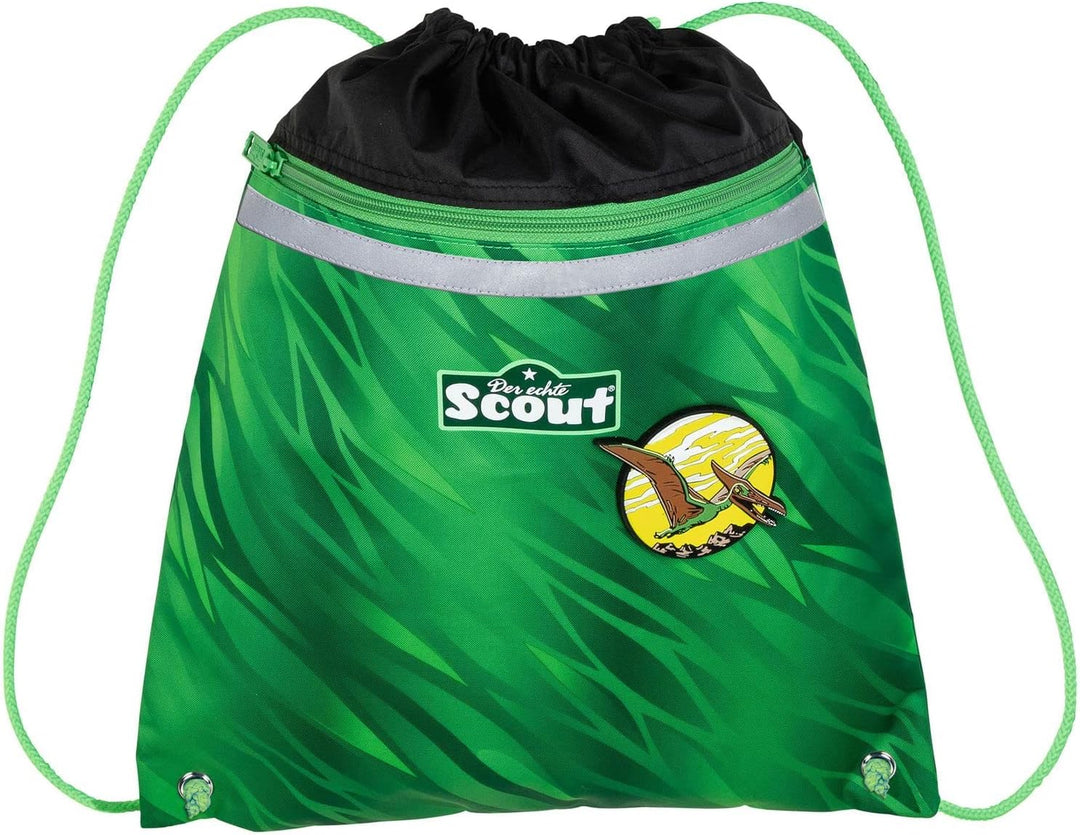 Scout Sunny II Schulranzen-Set 4-tlg. Green Rex 2023