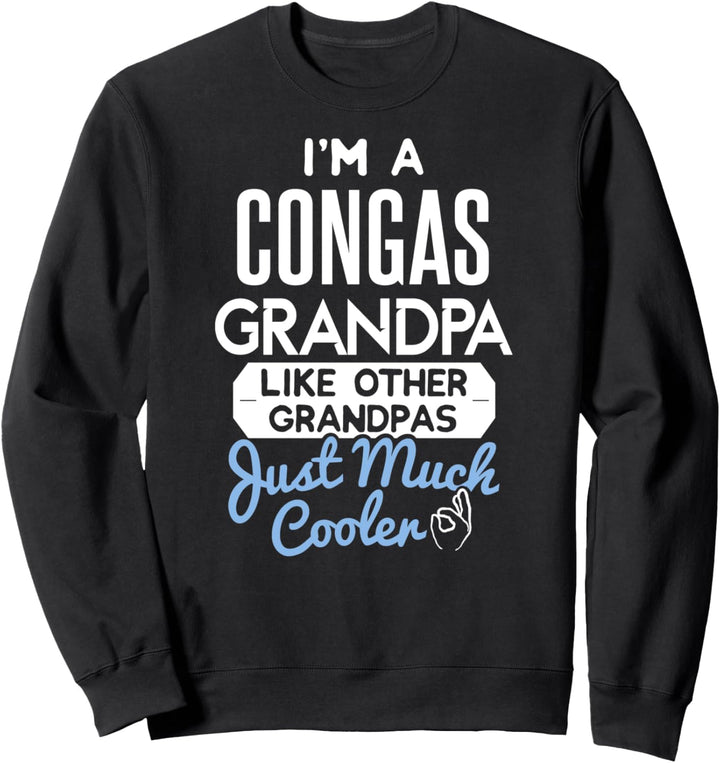 Cooles Vatertags-T-Shirt Congas Grandpa Sweatshirt