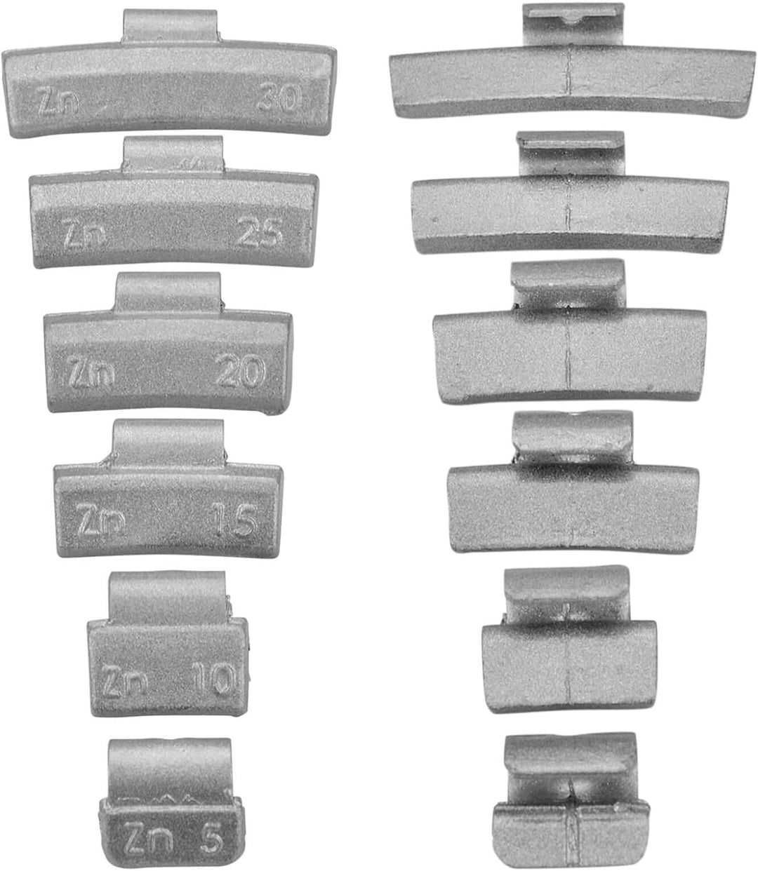 HASKYY 225x Schlaggewichte ALUFELGEN Auswuchtgewichte Wuchtgewichte 5-30g Sortiment, Alufelgen