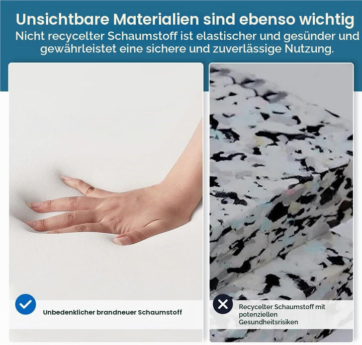 Yaheetech Bürostuhl Ergonomisch, Schreibtischstuhl mit Hochklappbaren Armlehnen, Drehstuhl mit Rücke