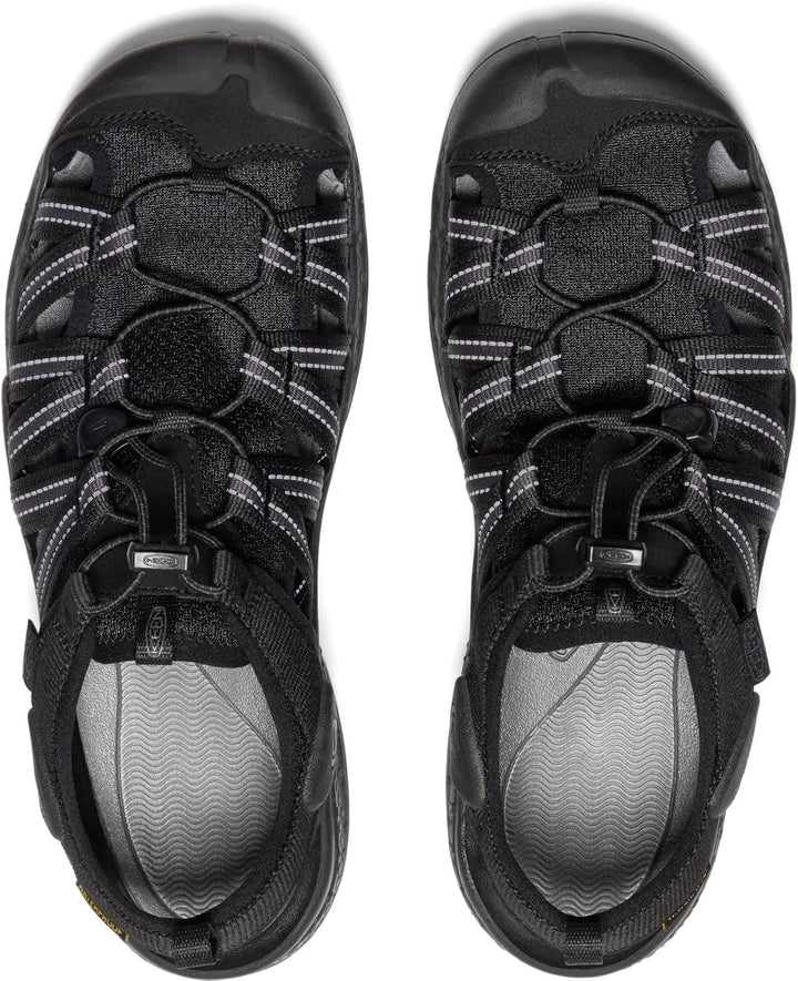 KEEN Herren Drift Creek H2 Sandalen 48 EU Schwarz, 48 EU Schwarz