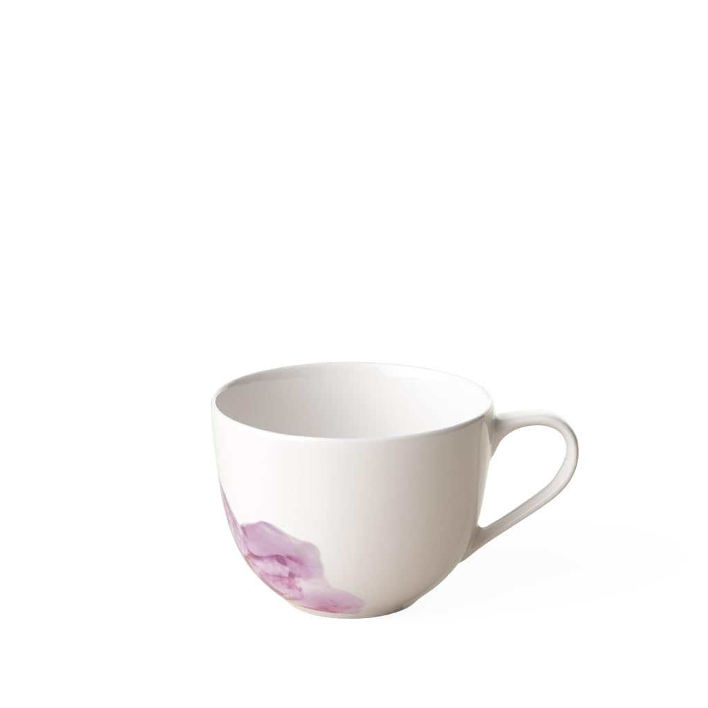 Villeroy &amp; Boch - Rose Garden Kaffeetasse, 160ml, Premium Porzellan, weiss/rosa Floral 11,5X8,5X6,5C