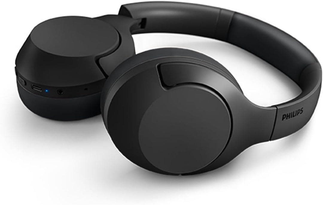 PHILIPS Audio Audio TAH8506BK Kabellose Over Ear Kopfhörer mit Noise Cancelling Pro, Schwarz, TAH850