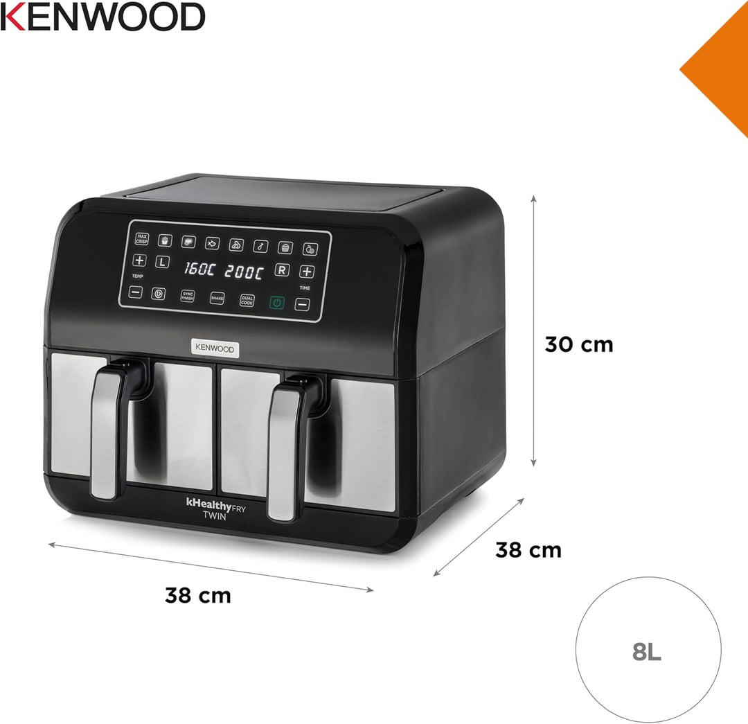 Kenwood kHealthy Fry Twin Heissluftfritteuse HFM20.000MB