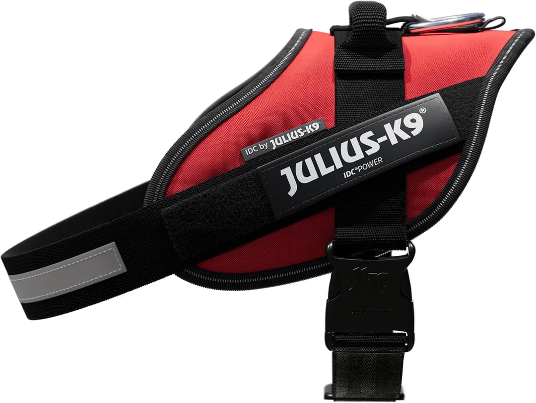 Julius K9 16IDC-R-0 IDC-Powergeschirr mit Logofeld, Gr. 0, rot