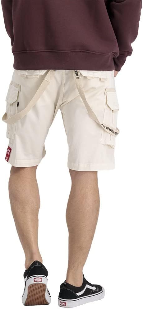 Alpha Industries Herren Cargos Alpha Industries Utility Short Short für Herren 29 Jet Stream White,