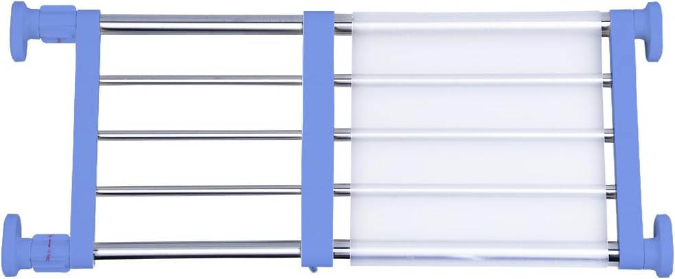 Hershii Schrank-Spannregal Verstellbarer Ausziehbares Schrank Organizer 40-60cm Erweiterbares Regal