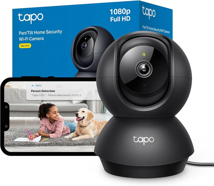 Tapo C201 360° WLAN-Überwachungskamera für Innenräume, 1080P, Nachtsicht, Bewegungserkennung, Zwei-W