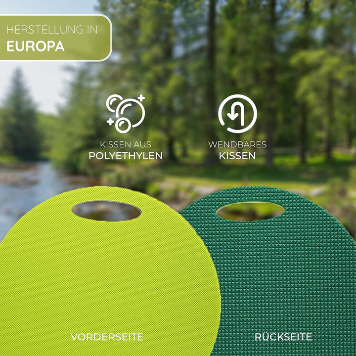 Yate doppeltes Schaumstoff Sitzkissen - 18 Stück in einem Set - doppelseitig - wasserdicht und schmu