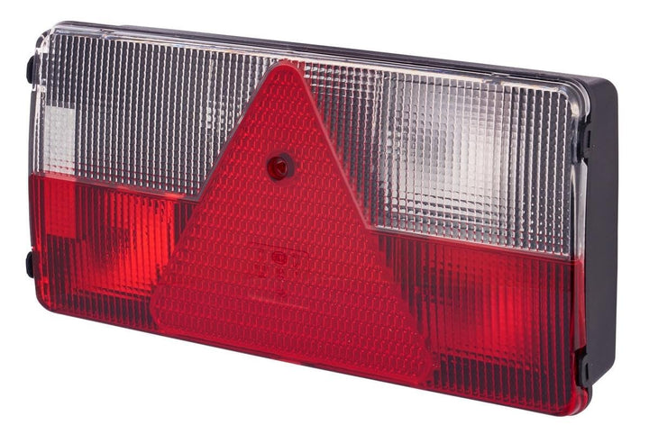 HELLA - Heckleuchte - Glühlampe - 12V - geschraubt/Anbau - Lichtscheibenfarbe: transparent - Stecker