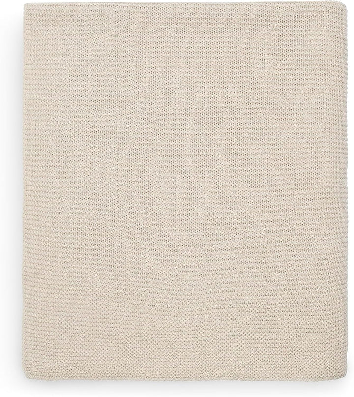 Jollein Kinderdecke Basic Knit 75x100cm - Nougat Beige Baby, Beige Baby