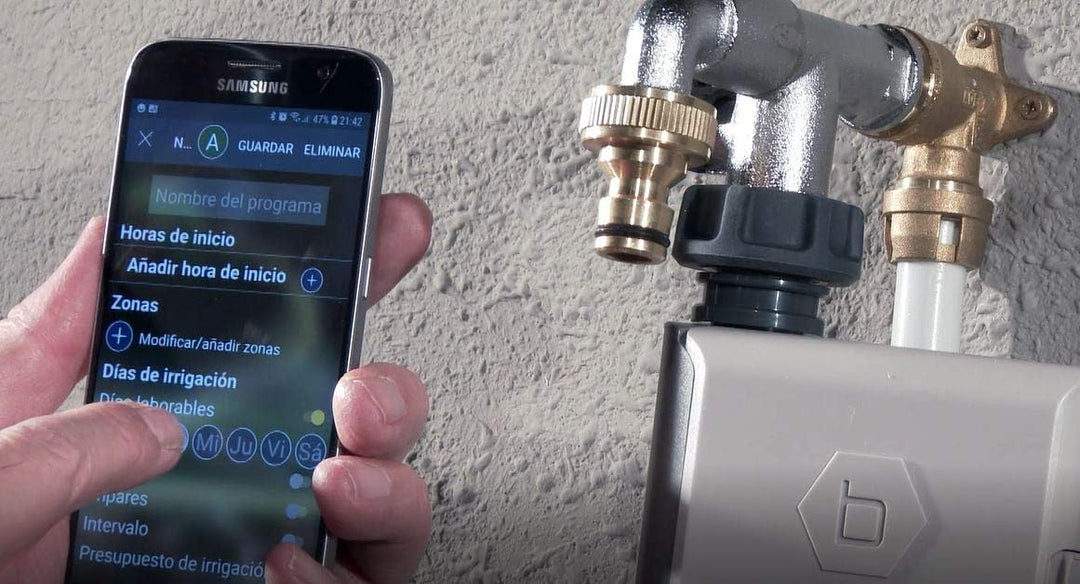Orbit B-hyve 94990 Smart-Schlauchhahn-Timer mit Wi-Fi-Hub Single