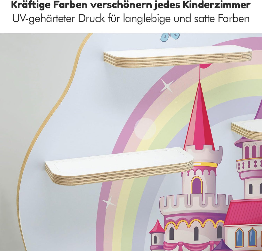 stadtecken Holzregal passend für Toniebox 2 I Geeignet für ca. 50 Tonies I Perfekte Aufbewahrung im