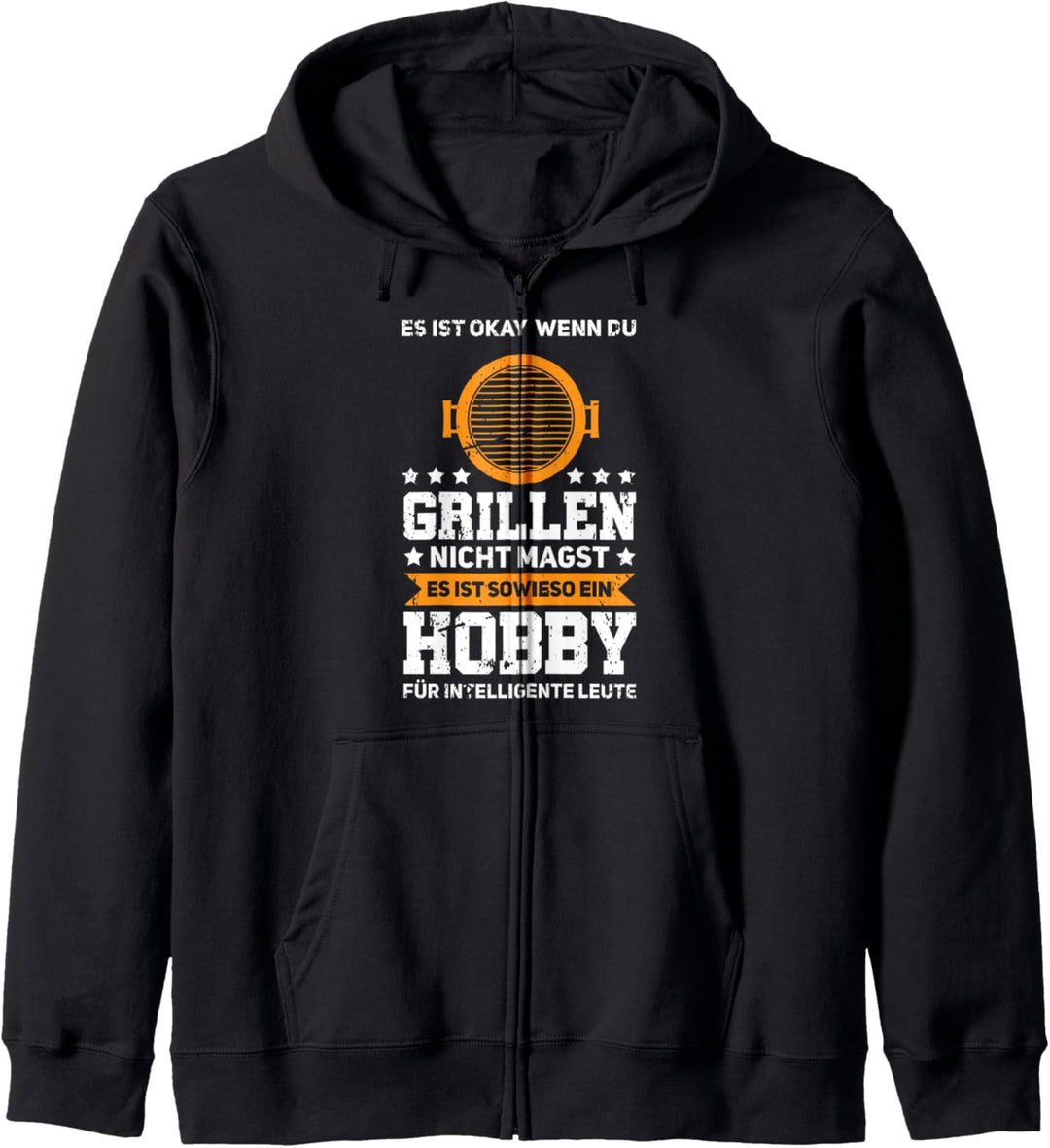 Grillen Bier BBQ Kapuzenjacke