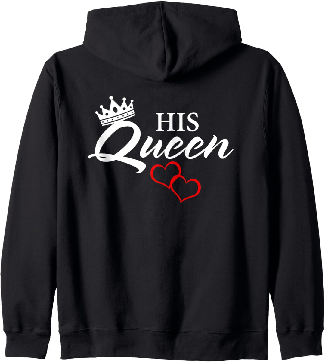 Her King His Queen Paar Liebespaar Kapuzenjacke