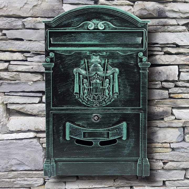 Verda Briefkasten Postkasten Retro Antik Vintage Wandbriefkasten Mailboxen Aluguss Modellwahl, Wette