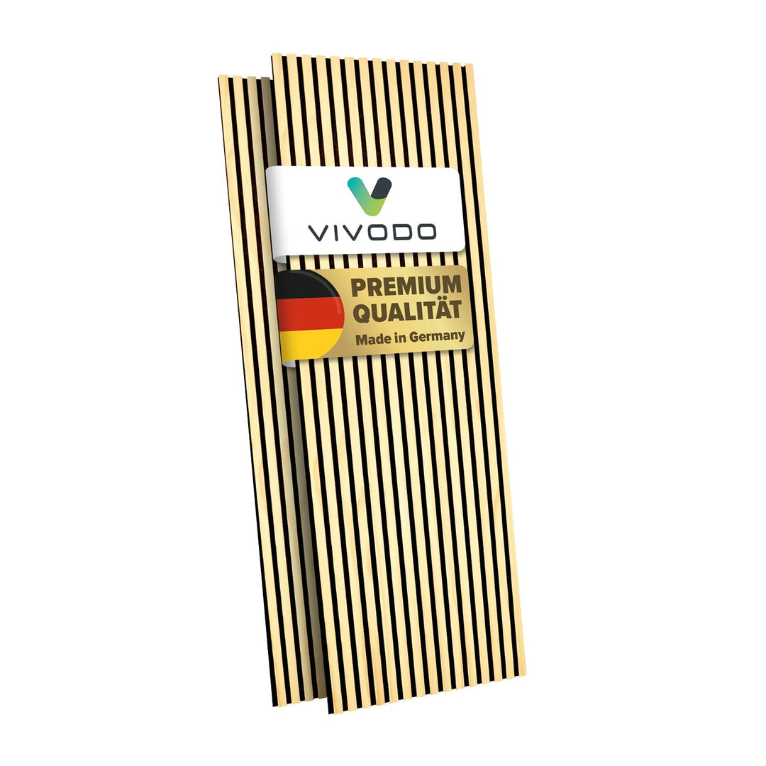 Akustikpaneele Wandpaneele Lamellenwand Holzpaneele - Hochwertige Akustikpaneel Holzwandpanele zur S