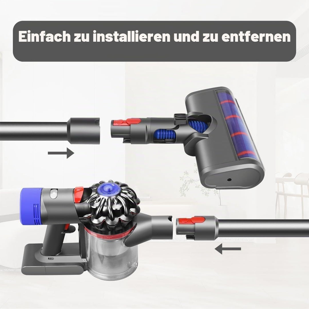Schnellspanner-Verlängerungsstab, kompatibel mit Dyson V7, V8, V10, V11, V15, Staubsaugeraufsatz, Er