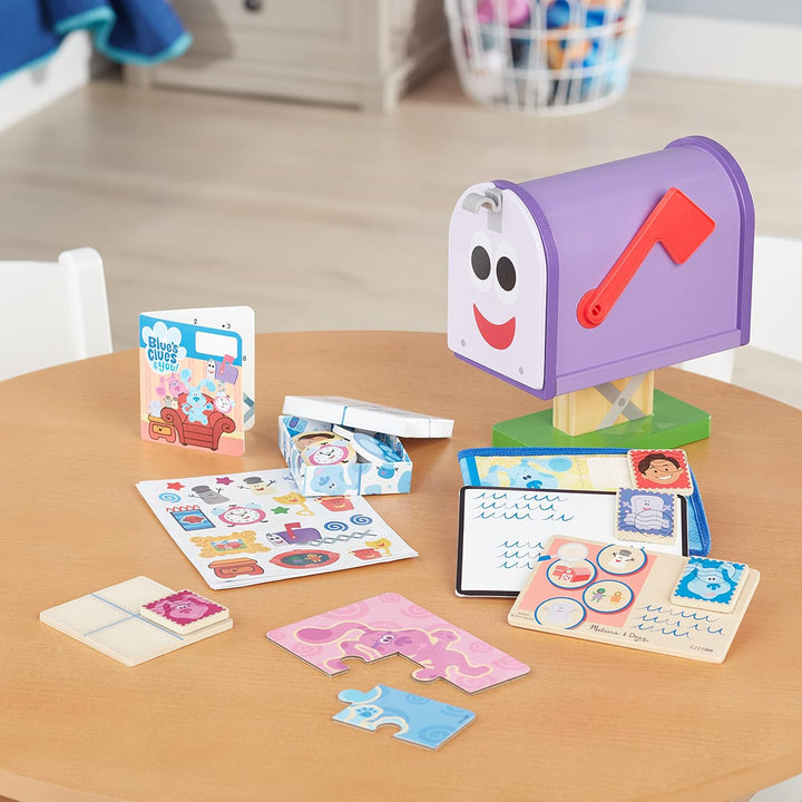 Melissa & Doug | Blue's Clues & You | Briefkasten-Spielset aus Holz | 27 Teile