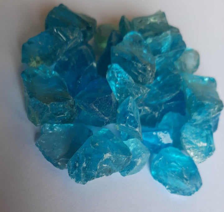 Feuerglas, 3/4" Jadeblau (5, Kilogramm) 5 Kilogramm, 5 Kilogramm