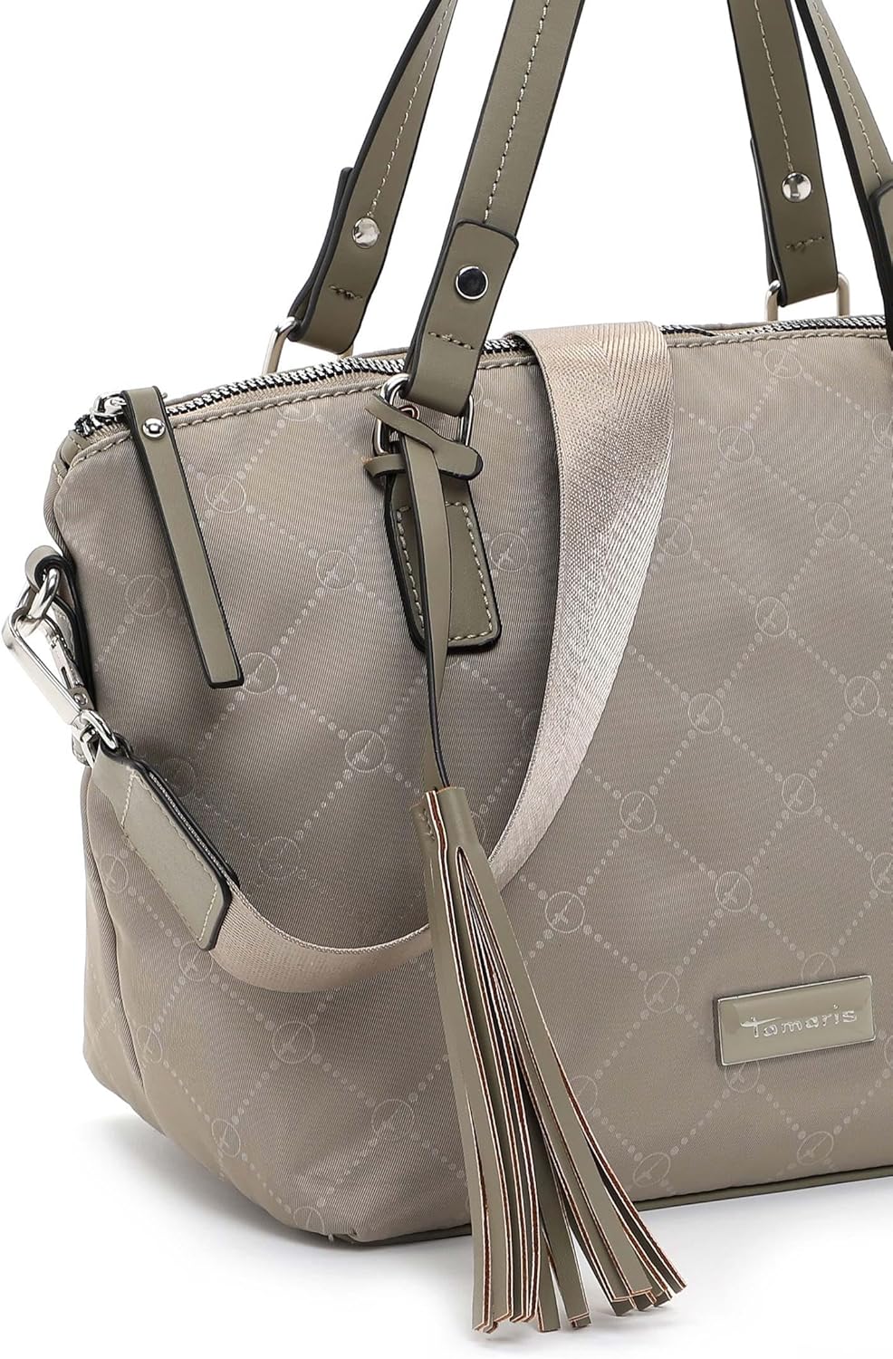Tamaris Shopper TAS Lisa 32387 Damen Handtaschen Print khaki 910 Einheitsgrösse Khaki, Einheitsgr&#x