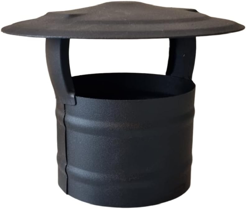 Outdoor-Küchenofen Terrassenofen Kuzine Soba/Gartenküche Holzofen Ofen mit Holzkohle (Glas+140cm Roh