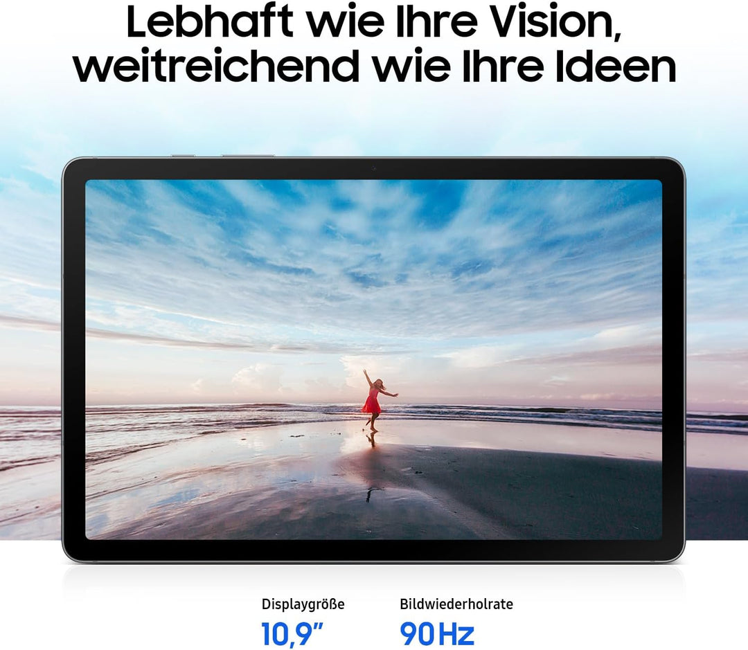 Samsung Galaxy Tab S10 Lite Enterprise Edition, Android Tablet mit KI, 6 GB RAM, 128 GB Speicher, in